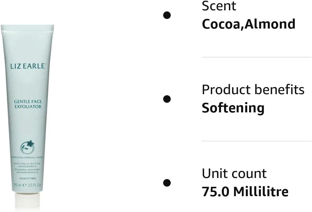 Liz Earle Gentle Face Exfoliator, 75 ml (Pack of 1)