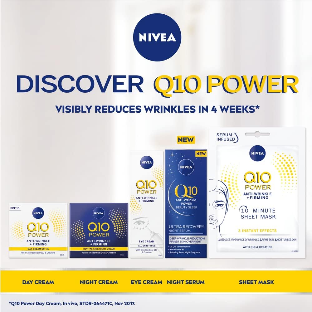 NIVEA Q10 Anti-Wrinkle Power Ultra Recovery Night Serum (30ml)