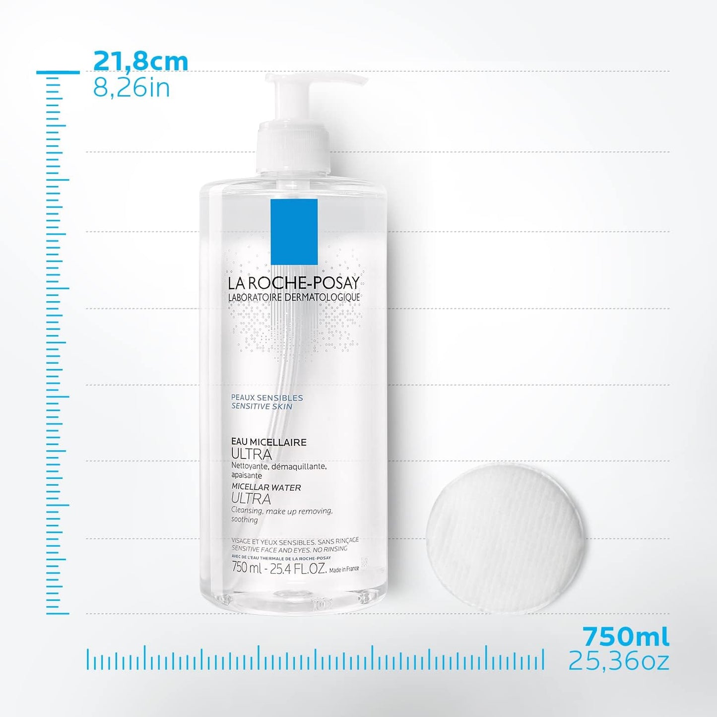 La Roche-Possay Peaux Sensibles Micellar Water 750 ml