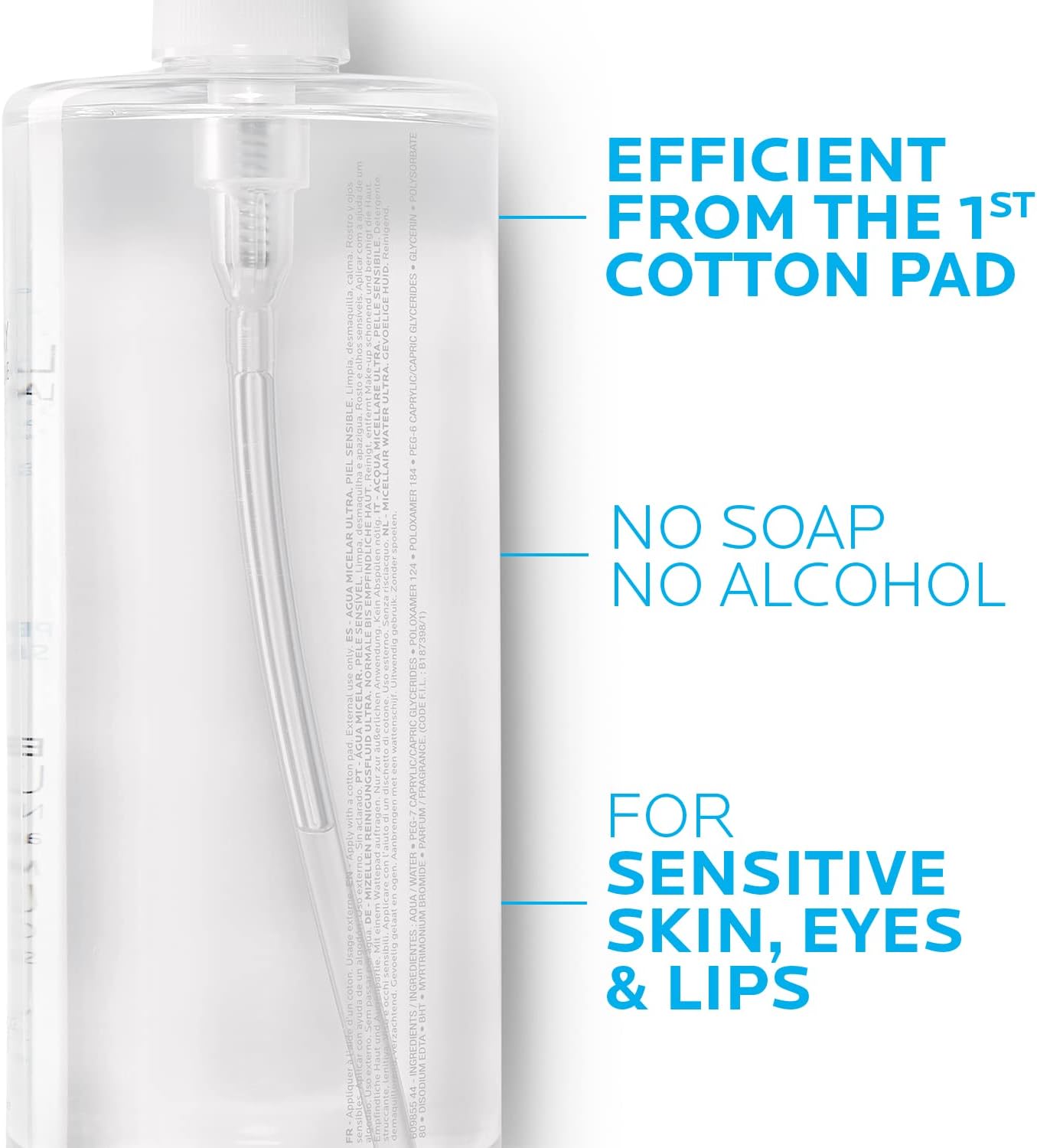 La Roche-Possay Peaux Sensibles Micellar Water 750 ml