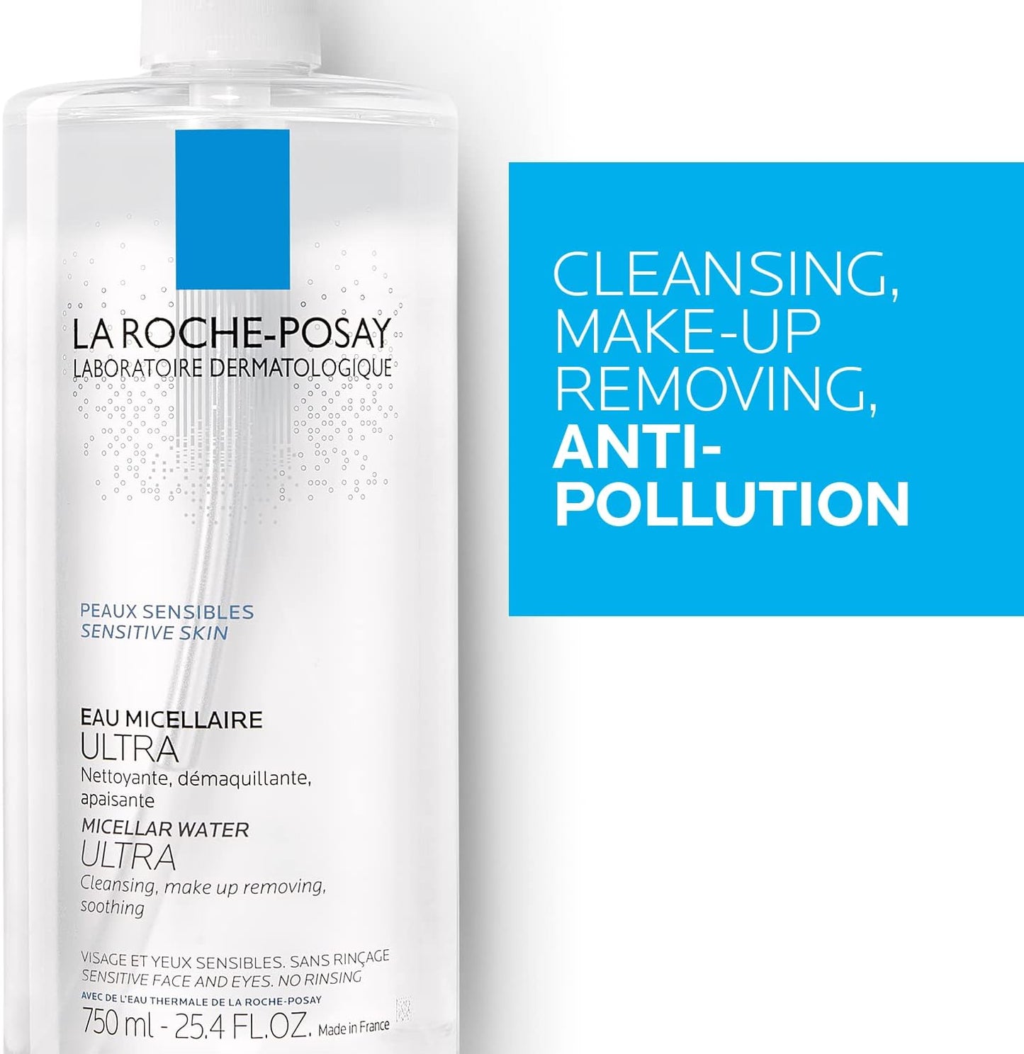 La Roche-Possay Peaux Sensibles Micellar Water 750 ml