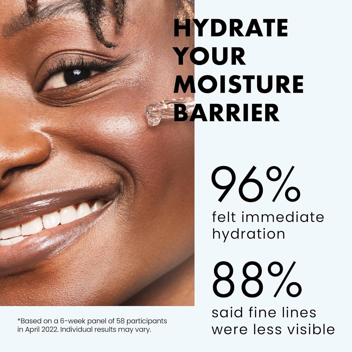 Hyaluronic Acid Face Serum - 2.5% Pure Hyaluronic Serum + 3% B5, Anti Wrinkle