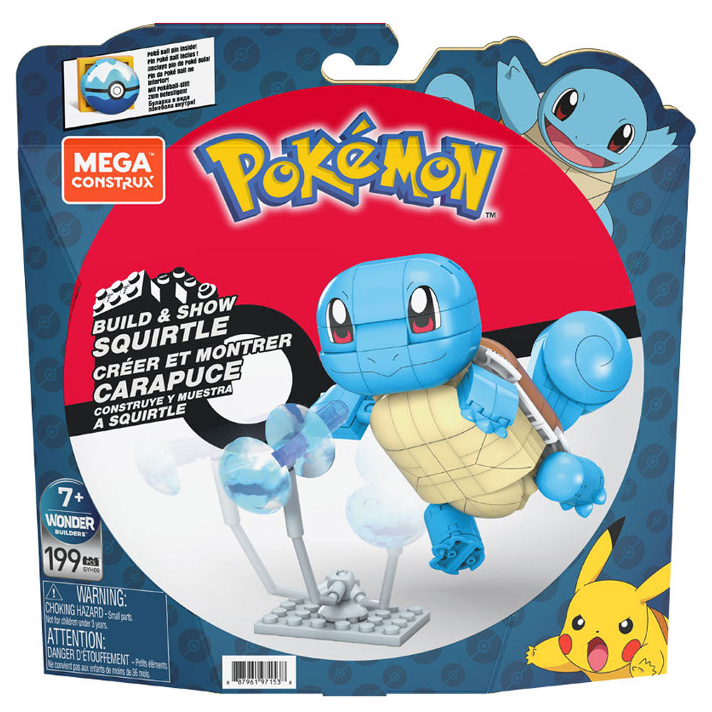 Mega Construx Pokemon Build And Show Squirtle