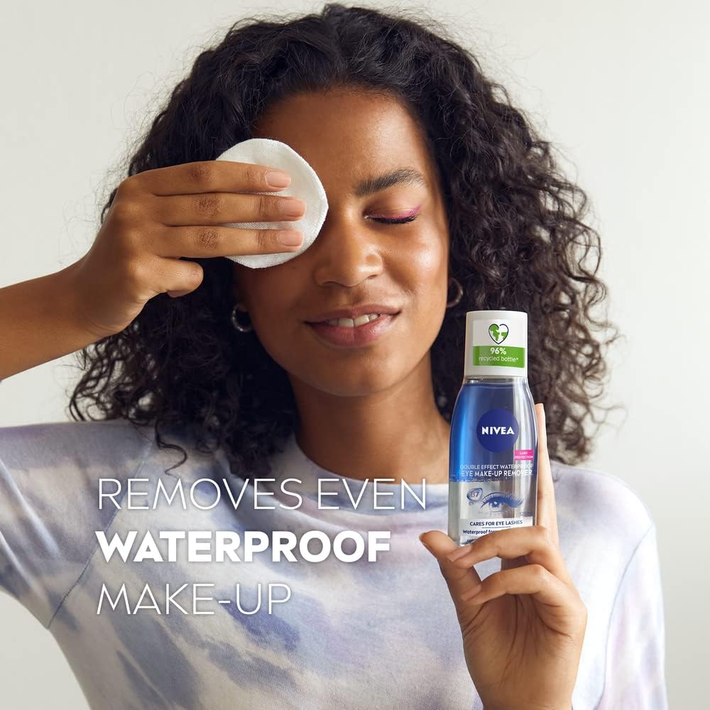 NIVEA Double Effect Waterproof Eye Make-Up Remover (125 ml)