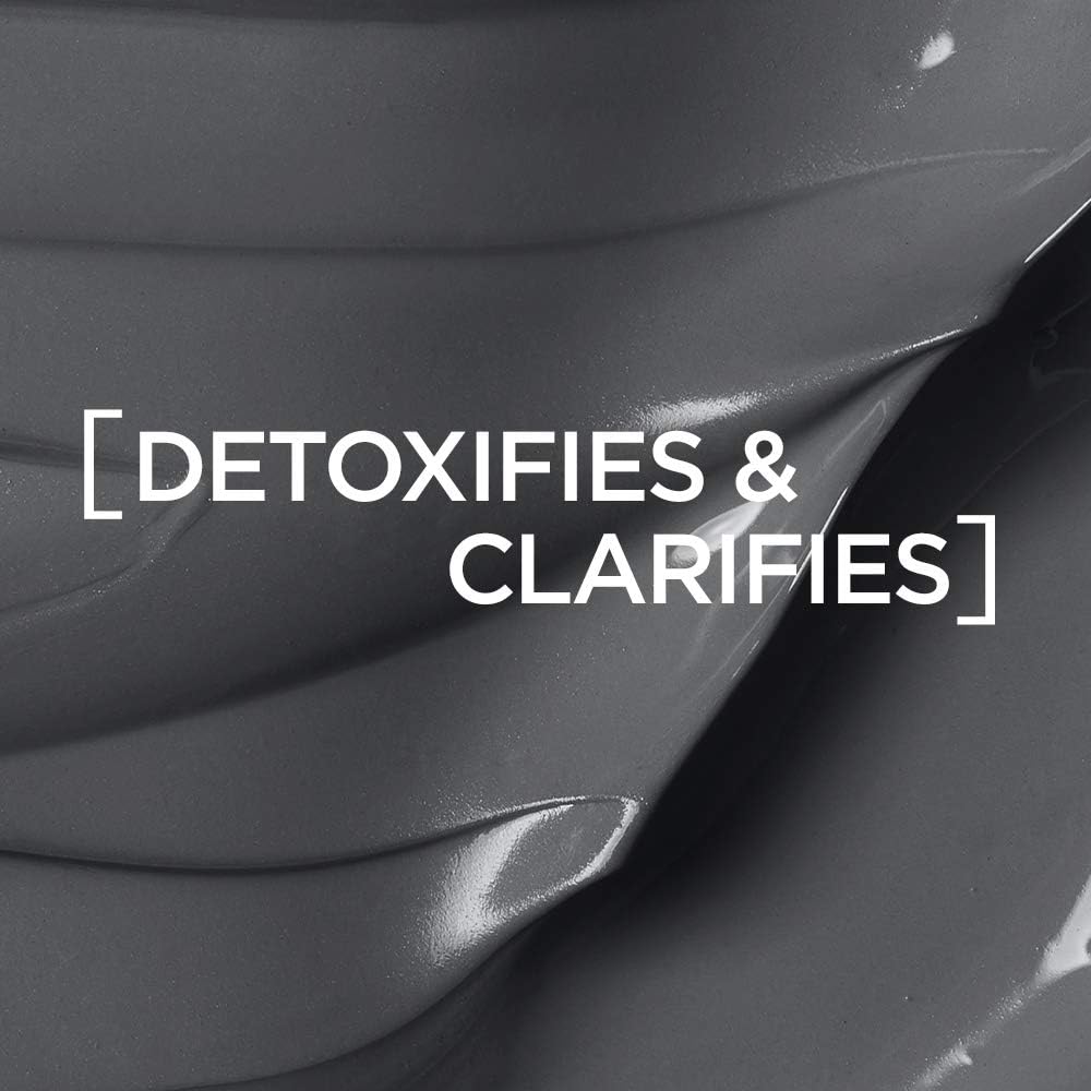 L'Oreal Paris Pure Clay Black Charcoal Detox Face Mask, Deep Cleansing