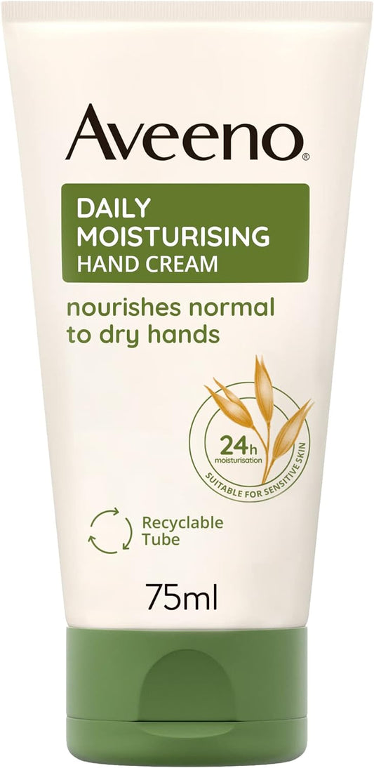 Aveeno Daily Moisturising Hand Cream, With Nourishing Oat, 75ml