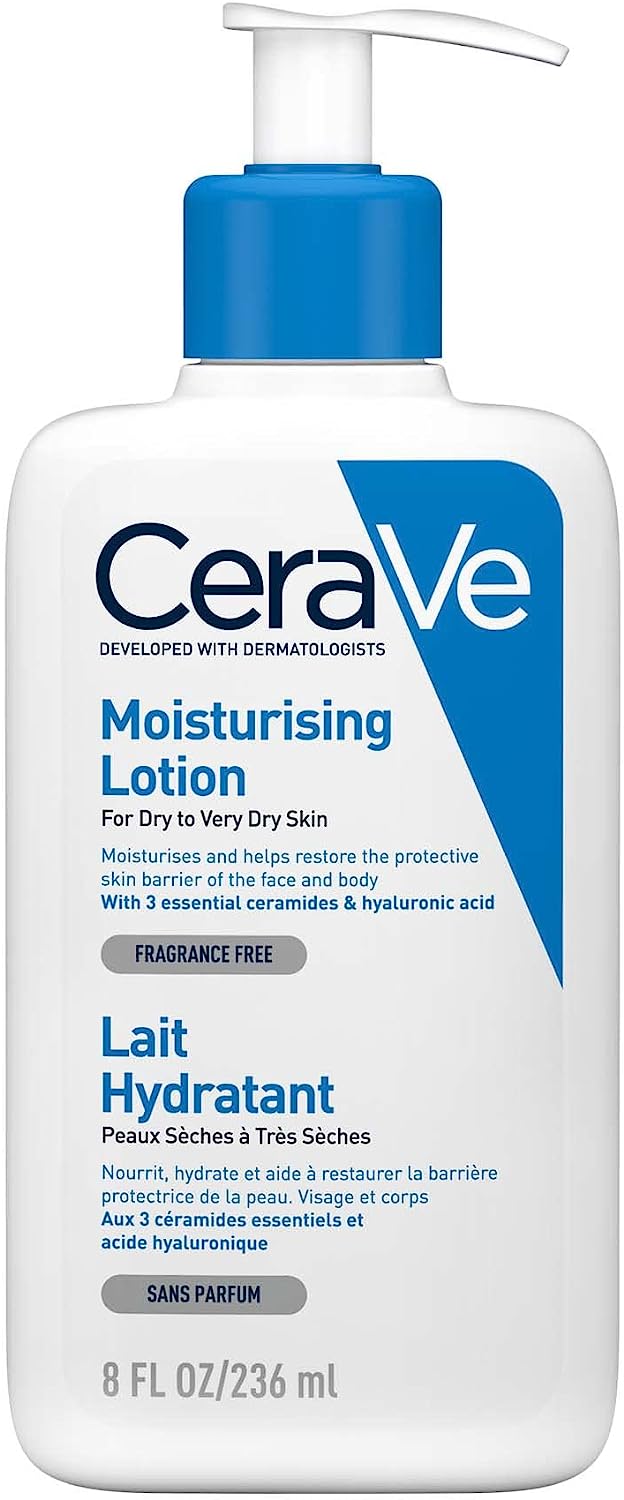 CeraVe Moisturising Lotion, With Hyaluronic Acid And 3 Essential Ceramides 236ml