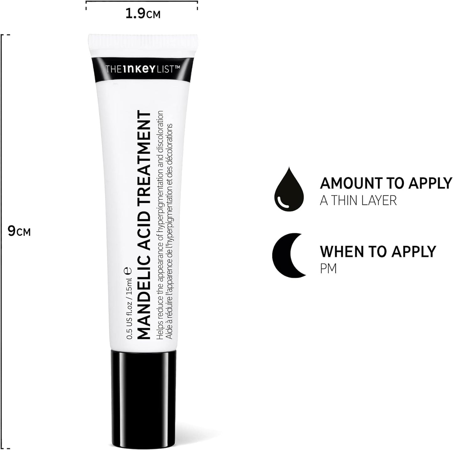 The INKEY Acne/Acid Treatment, Reduce Discoloration & Hyperpigmentation, 15ml