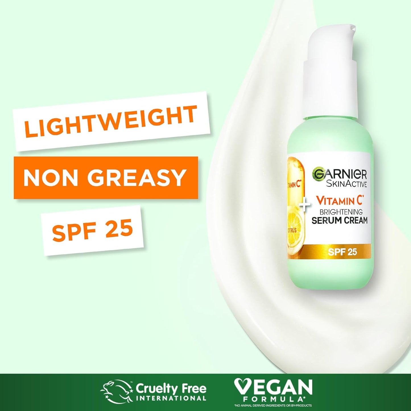 Garnier Vitamin C Serum Cream, 2in1 Formula With 20% Vitamin, 50ml