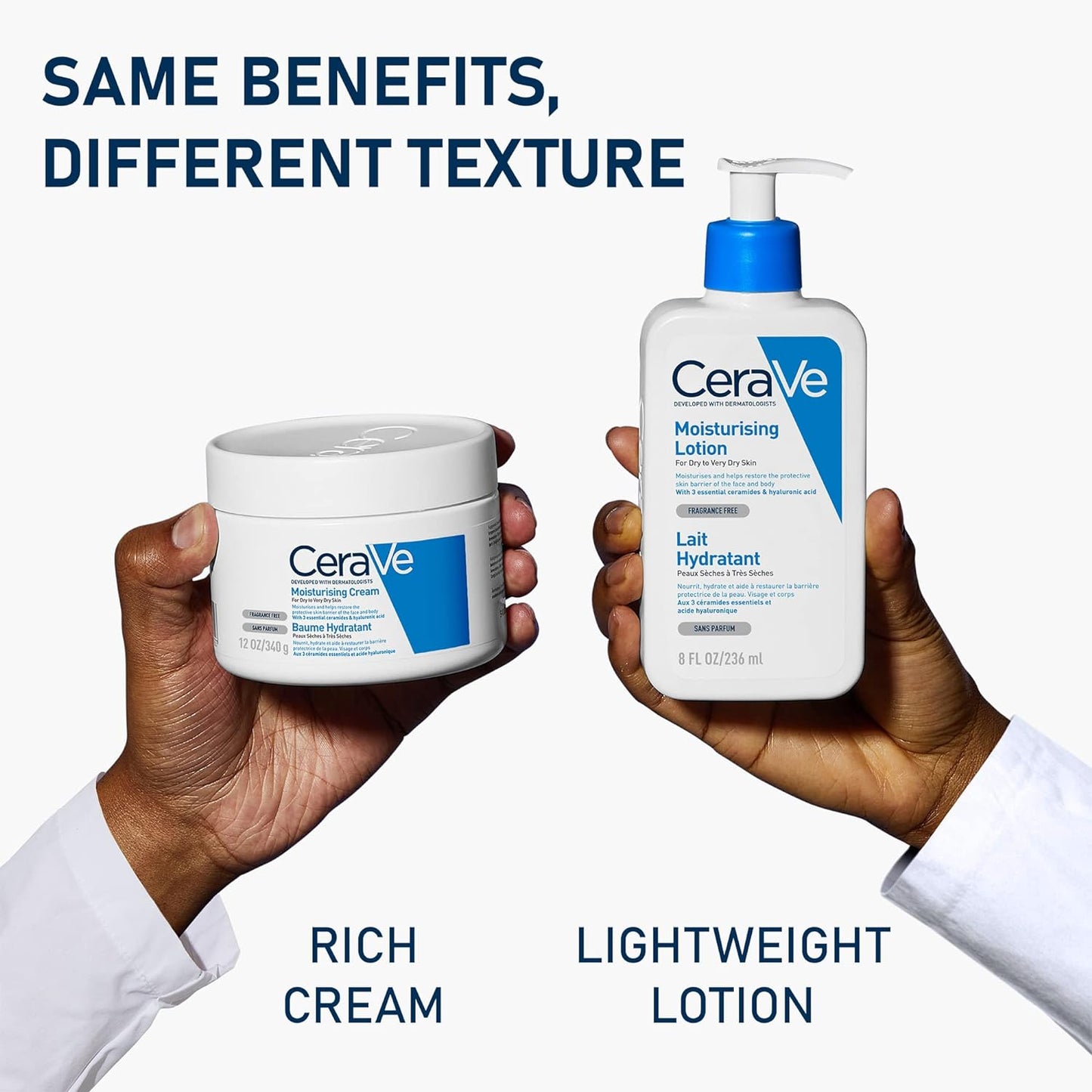 CeraVe Moisturising Lotion, With Hyaluronic Acid And 3 Essential Ceramides 236ml