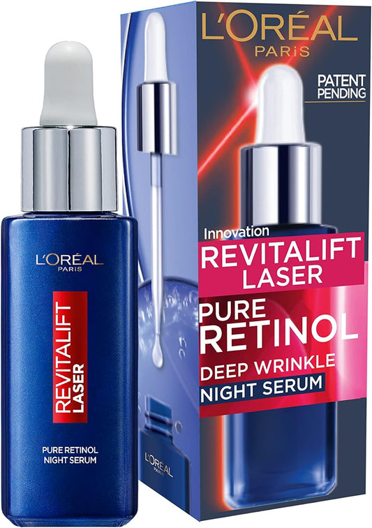L'Oreal Paris Revitalift Laser Pure Retinol Deep Anti-Wrinkle Night Serum, 30ml