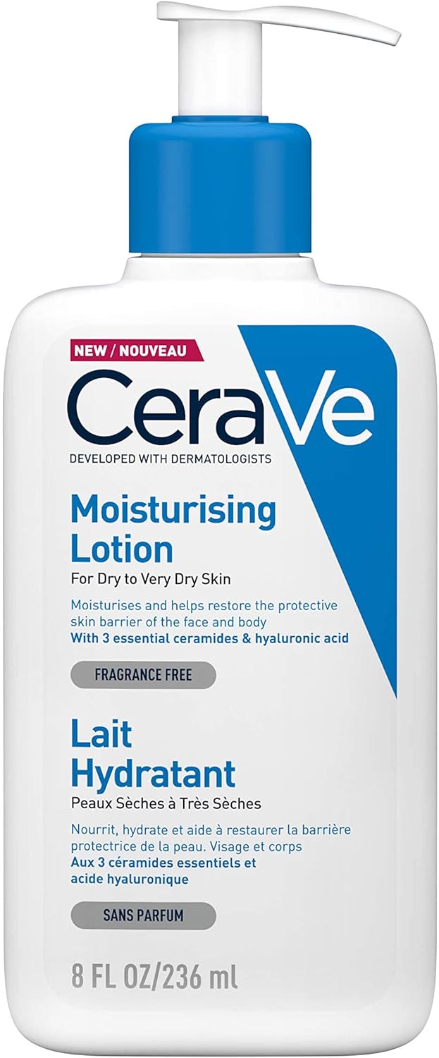 CeraVe Moisturising Lotion, With Hyaluronic Acid And 3 Essential Ceramides 236ml