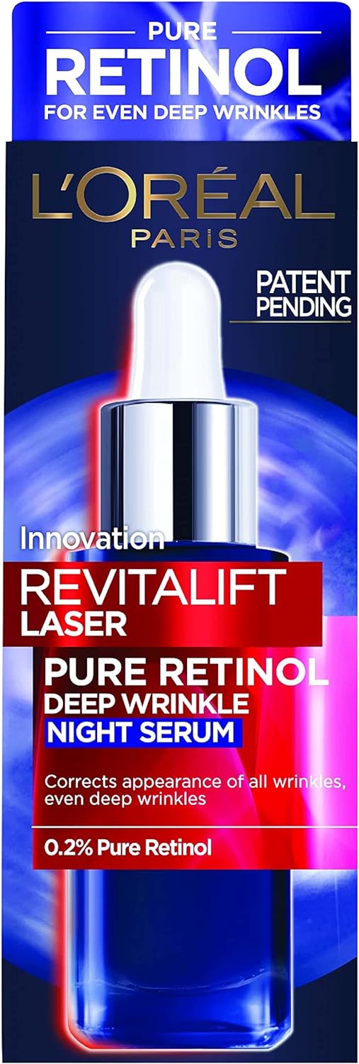 L'Oreal Paris Revitalift Laser Pure Retinol Deep Anti-Wrinkle Night Serum, 30ml