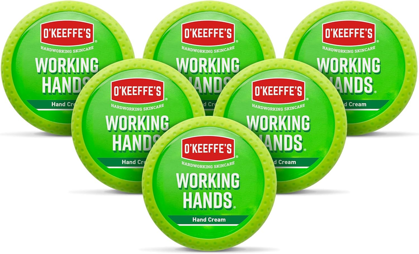 O’Keeffe’s Working Hands, 96g Jar - Hand Cream for Extremely Dry, Cracked Hands | Instantly Boosts Moisture Levels, Creates a Protective Layer & Prevents Moisture Loss
