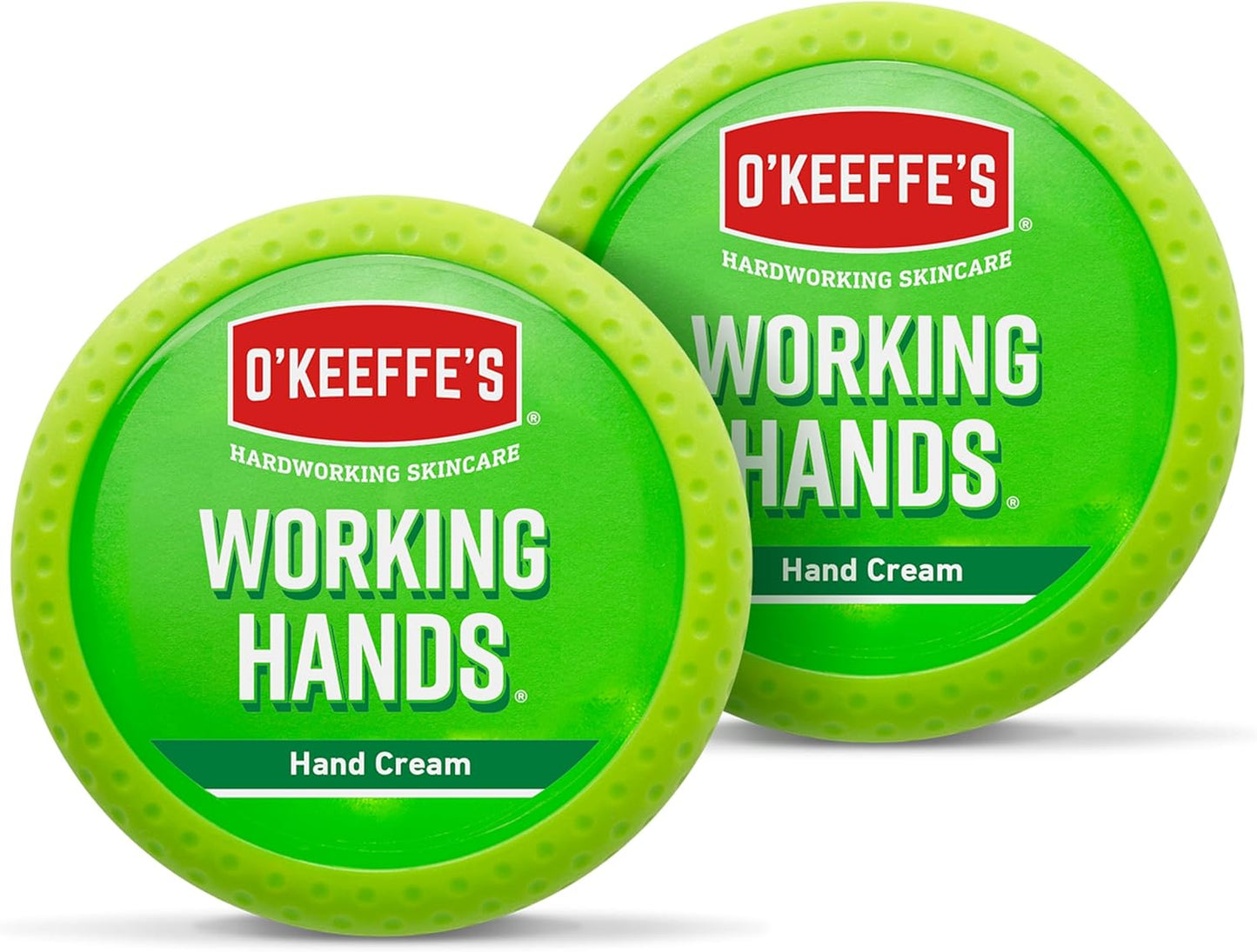 O’Keeffe’s Working Hands, 96g Jar - Hand Cream for Extremely Dry, Cracked Hands | Instantly Boosts Moisture Levels, Creates a Protective Layer & Prevents Moisture Loss