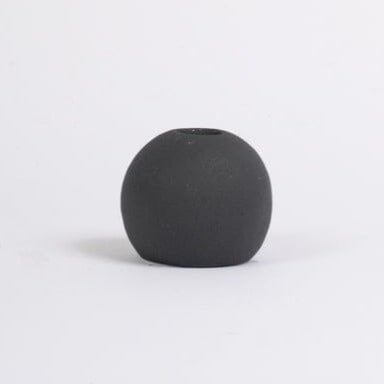 Kelton 6cm Ceramic Taper Candle Holder - Set of 2 - Black